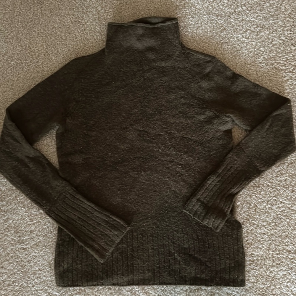 Madewell Dark Brown Turtleneck Sweater
